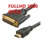 KABEL HDMI-DVI M/M FULLHD filtry GOLD 1080p 1.8m